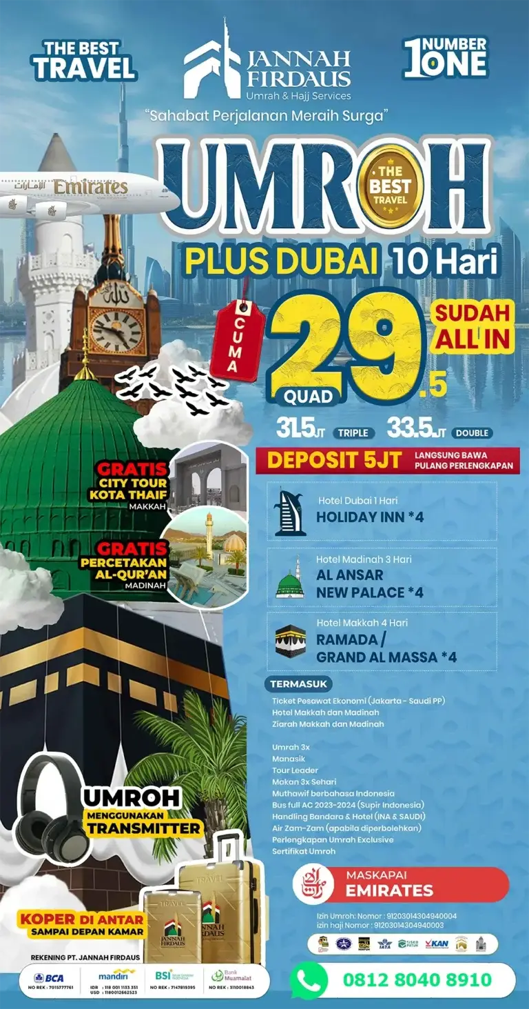 Umroh plus Dubai