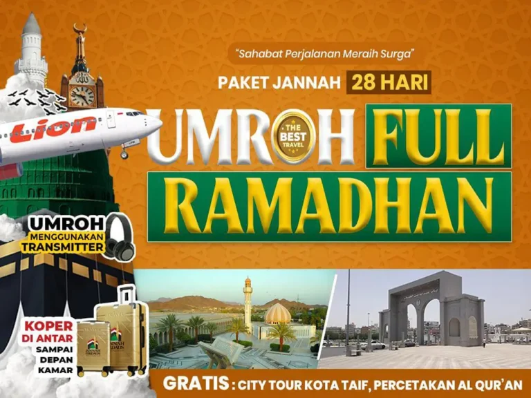 umroh full ramadhan 28 hari jannah