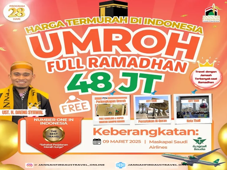 umroh full ramadhan 28 hari jannah